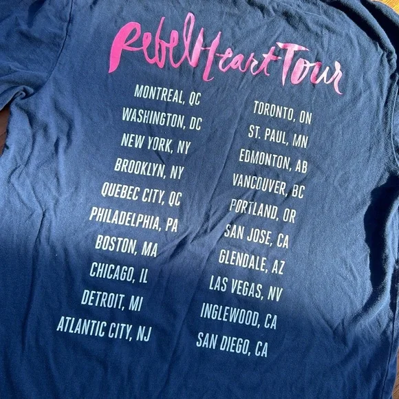 Madonna Rebel Heart concert tour t-shirt - Picture 3 of 3